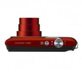 Cmera Nikon CoolPix S4100 / Vermelha / 14MP / 5X Zoom / LCD 3\"